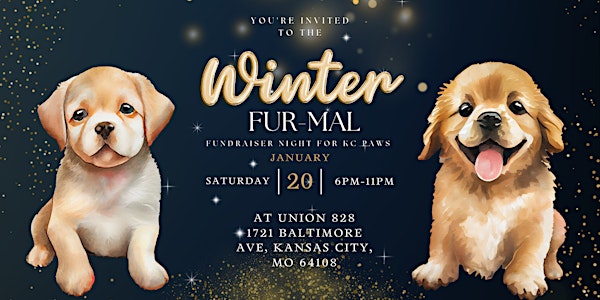 KC P.A.W.S. Winter Fur-mal Fundraiser Banquet Tickets, Sat, Jan 20